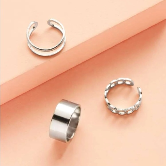 Shein Adjustable Rings (3 pc) - Picture 2 of 3